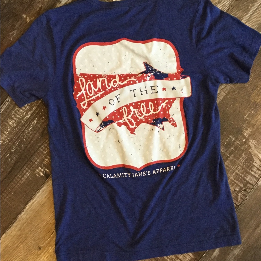 Blue Calamity Jane Tee